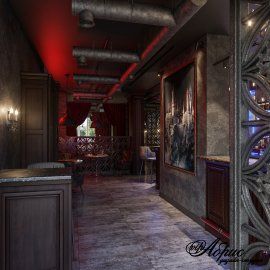 Дизайн интерьера кальянной Hookah Place (ул.Левитана)
